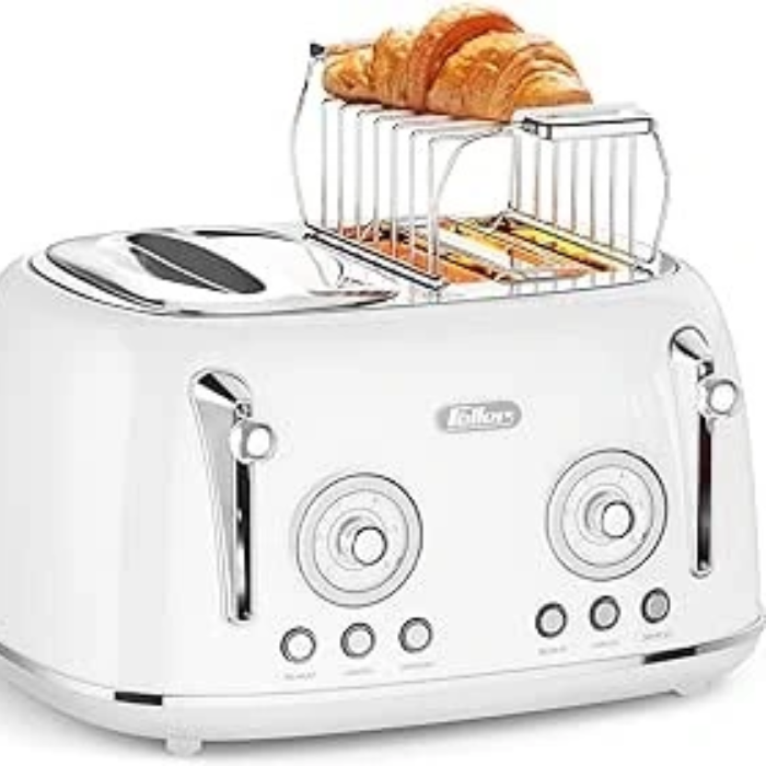 توستر نان ۴تایی فلر مدل سفید 490