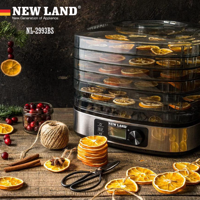 میوه خشک کن دیجیتال نیولند مدل NL-2993BS