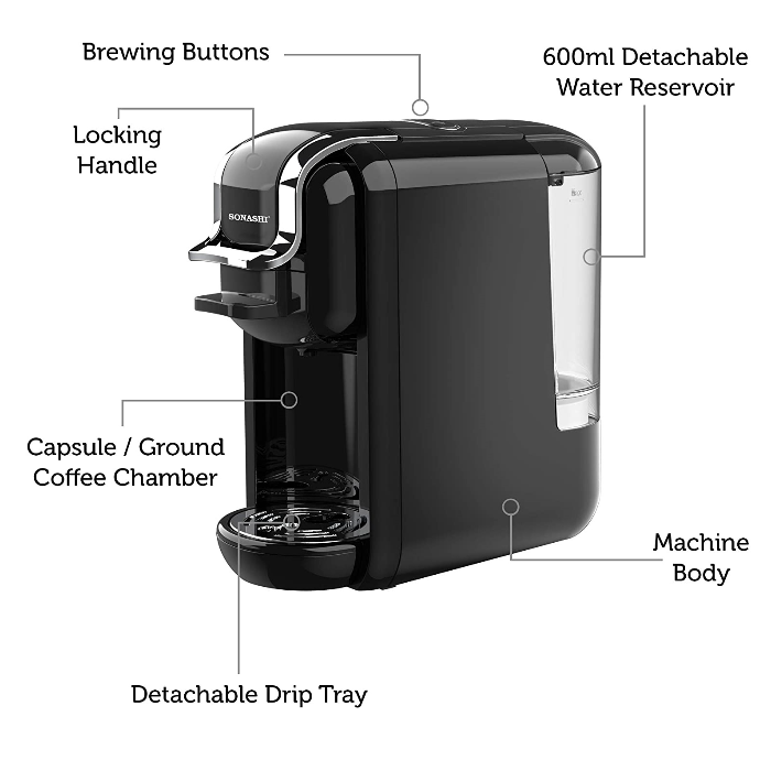 اسپرسوساز نسپرسو سوناشی مدل SCM-4969