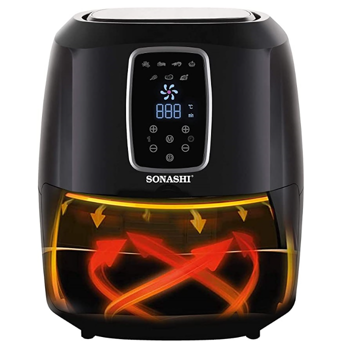 سرخ کن دیجیتال بدون روغن (5.2لیتری) سوناشی مدل SAF-620