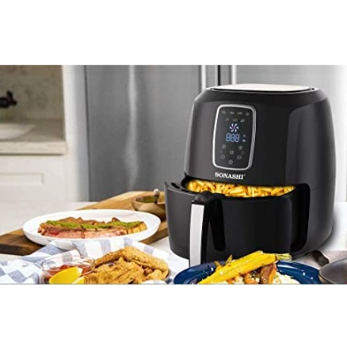 سرخ کن دیجیتال بدون روغن (5.2لیتری) سوناشی مدل SAF-620