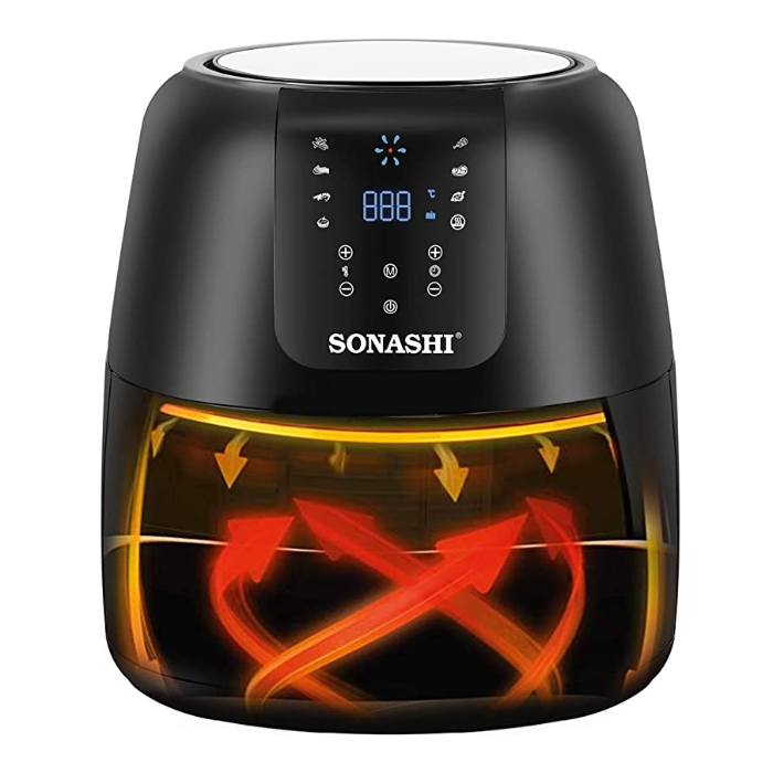 سرخ کن دیجیتال بدون روغن (7.2لیتری) سوناشی مدل SAF-820