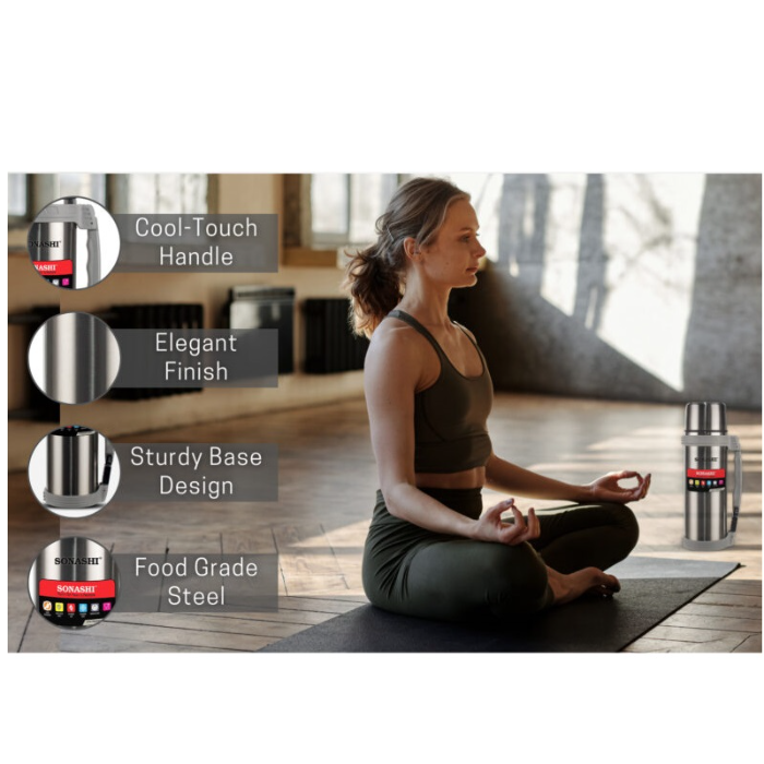 فلاسک مسافرتی 1 لیتری سوناشی مدل SVF-1000