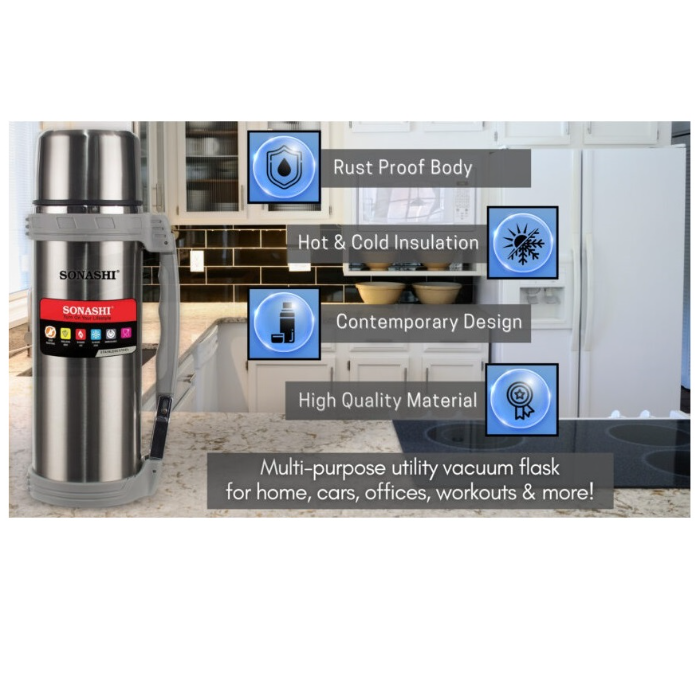 فلاسک مسافرتی 1 لیتری سوناشی مدل SVF-1000