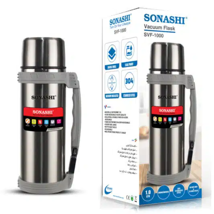 فلاسک مسافرتی 1.2 لیتری سوناشی مدل SVF-1200