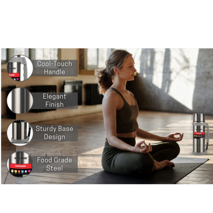 فلاسک مسافرتی 1.2 لیتری سوناشی مدل SVF-1200