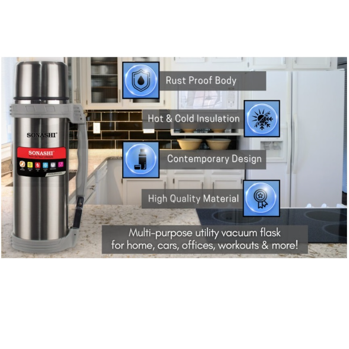 فلاسک مسافرتی 1.2 لیتری سوناشی مدل SVF-1200