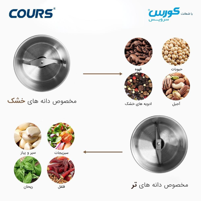 آسیاب قهوه کورس مدل CCG 1763