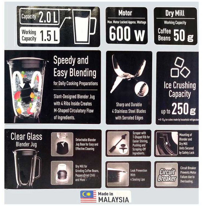 آسیاب و مخلوط کن پاناسونیک مدل MX-KM3070